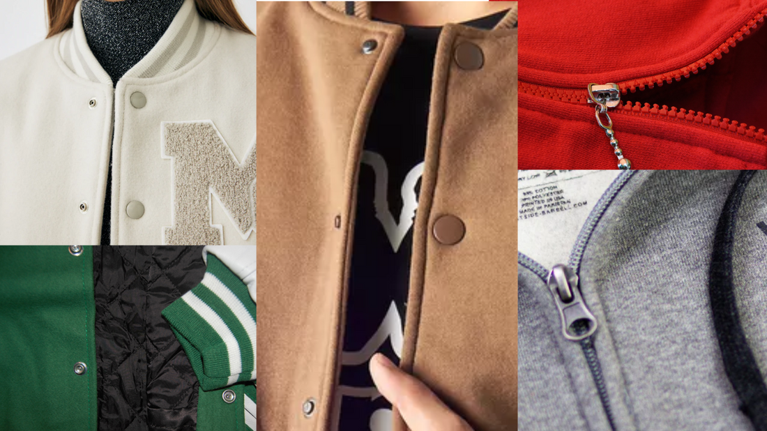 Varsity Jacket Fastening 101 - All the Closure You Need!