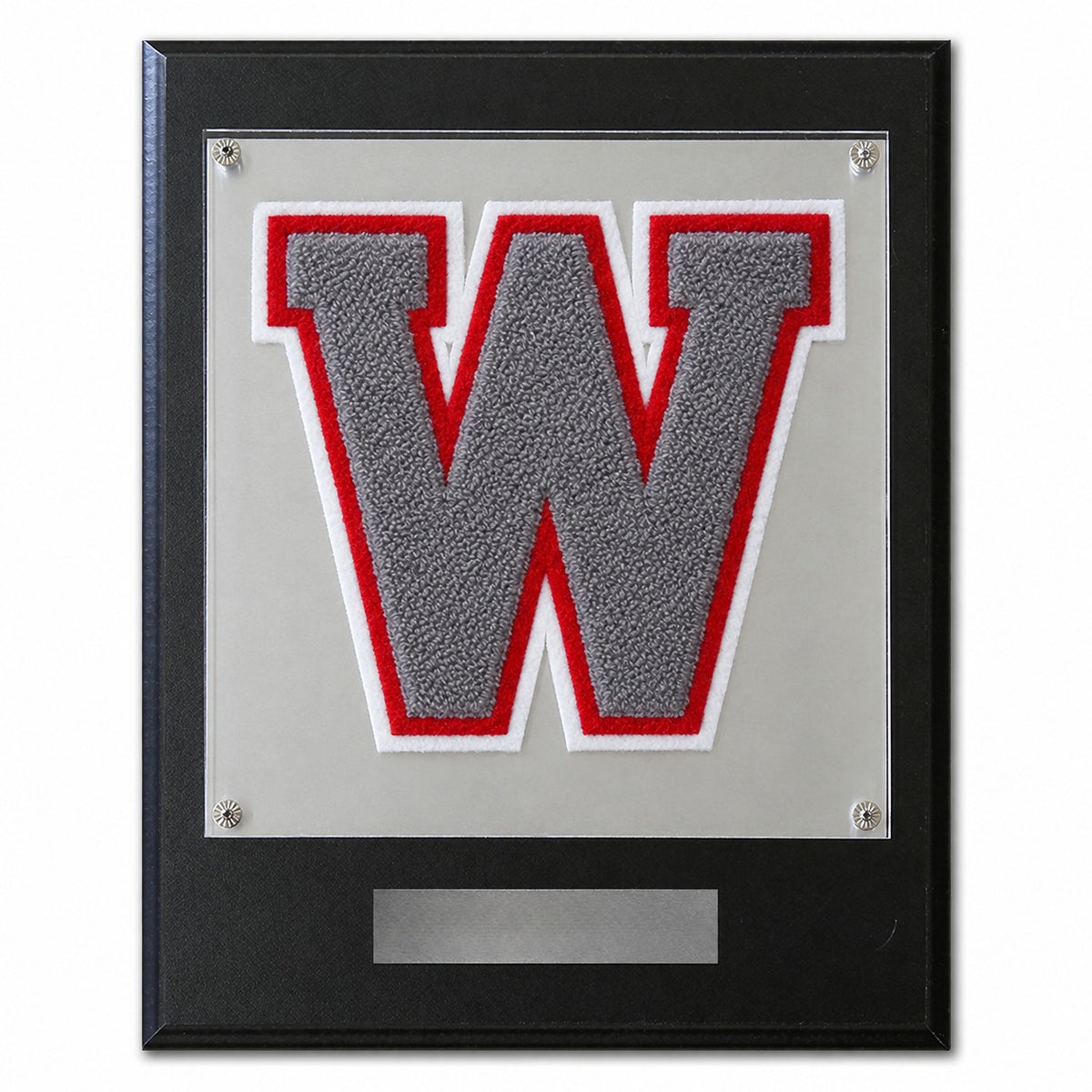 Waltrip (TX) High School chenille letter plaque