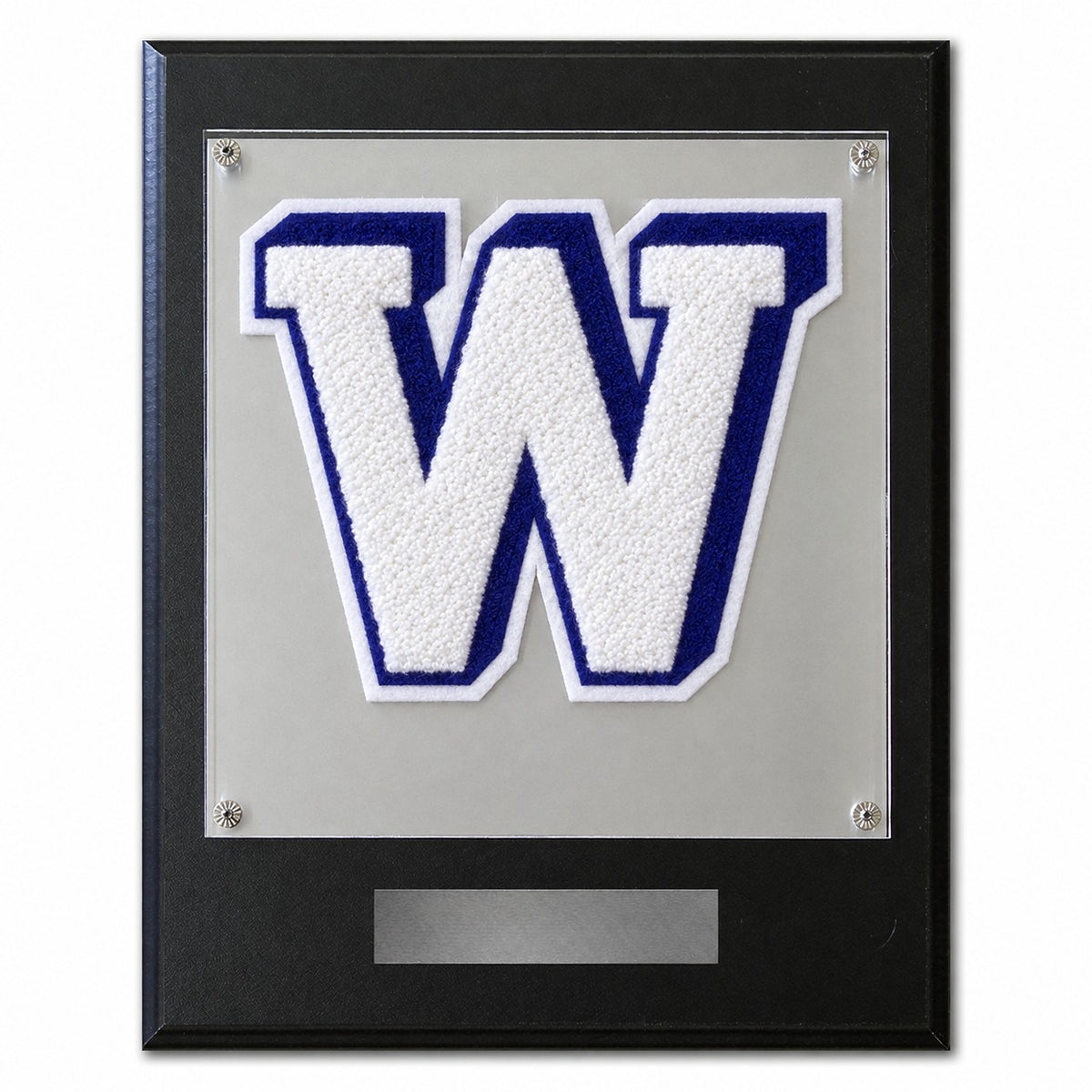 Weatherford High School (TX) chenille letter plaque
