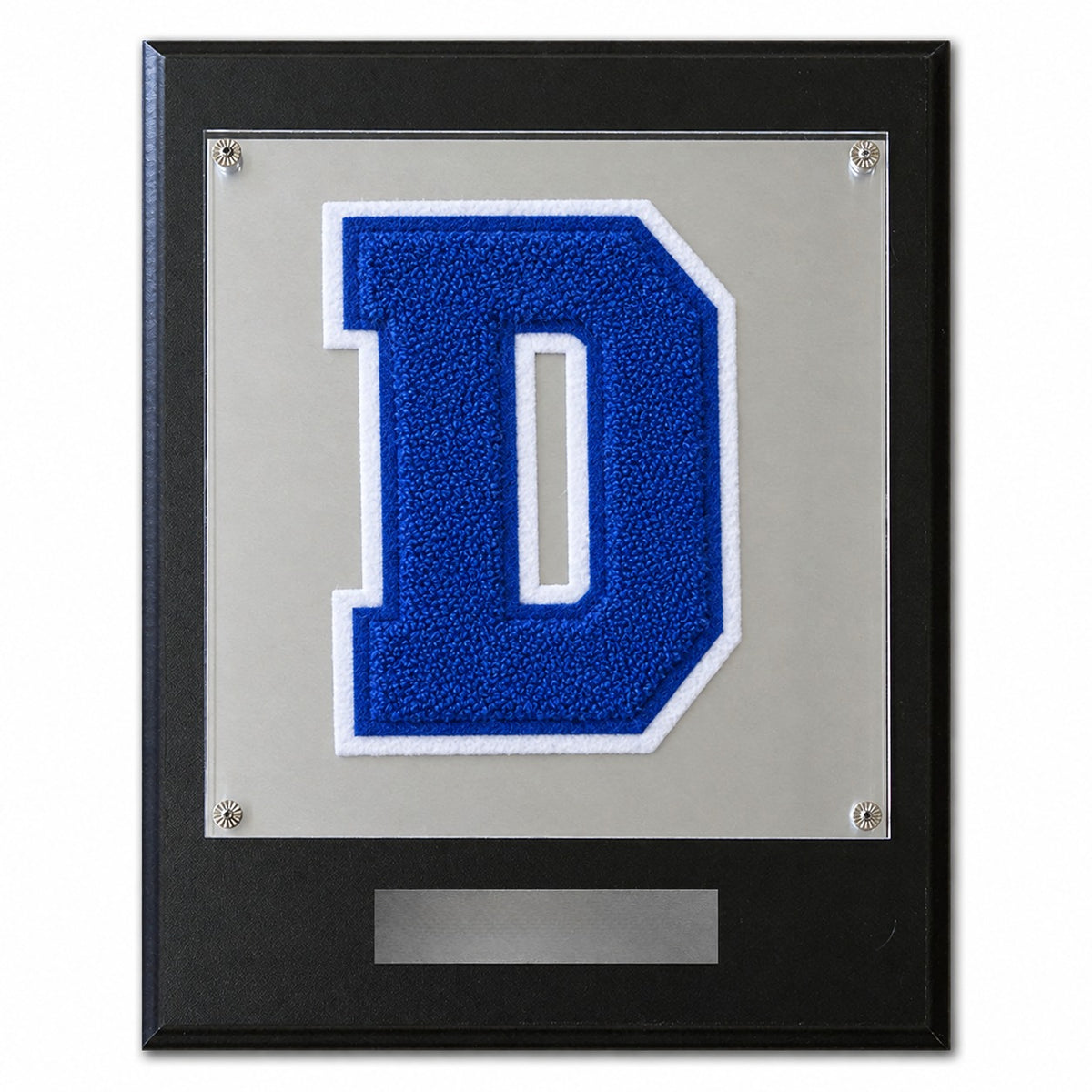 Dunbar High School (TX) chenille letter plaque