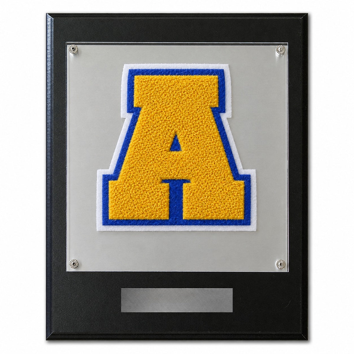 Arlington Heights High School (TX) chenille letter plaque