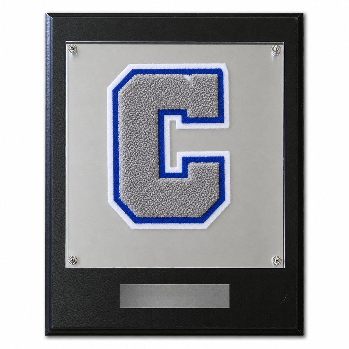 Connally High School (TX) chenille letter plaque