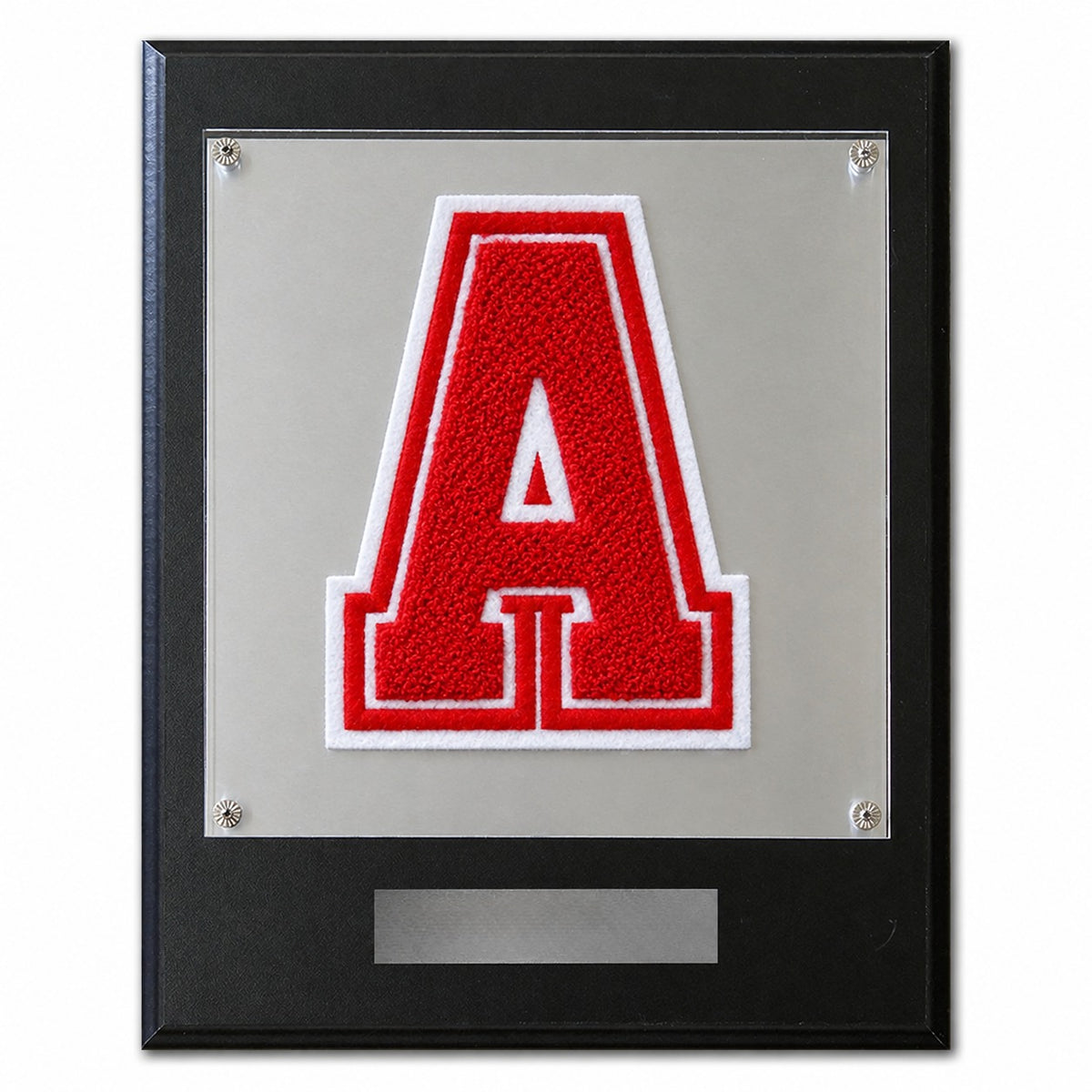 Albany (TX) High School chenille letter plaque