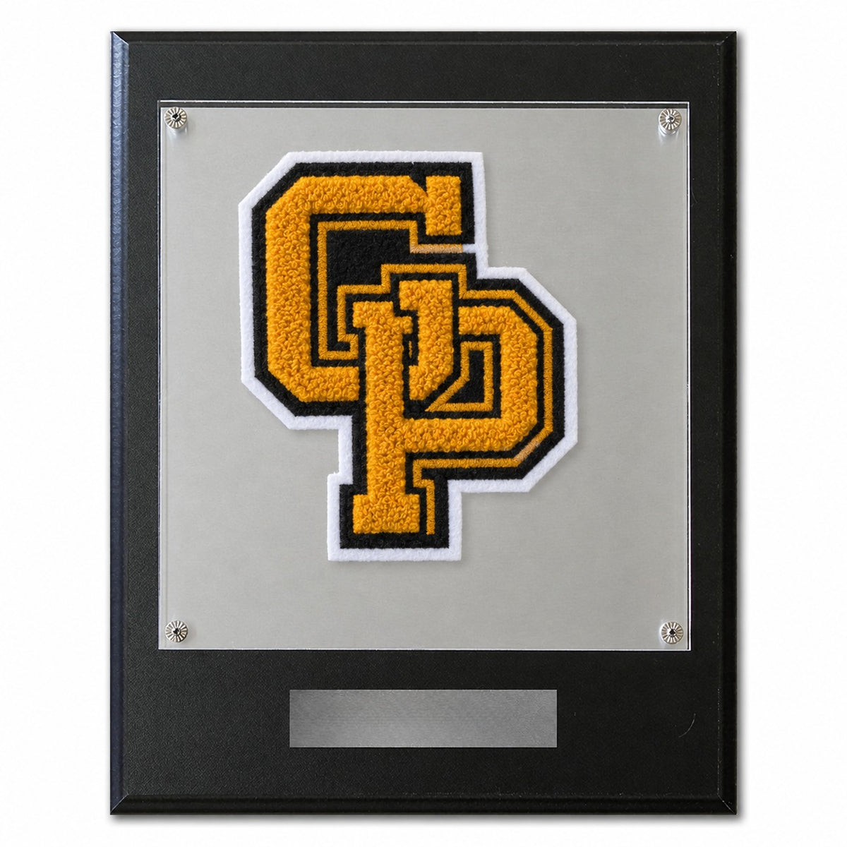 Galena Park (TX) High School chenille letter plaque