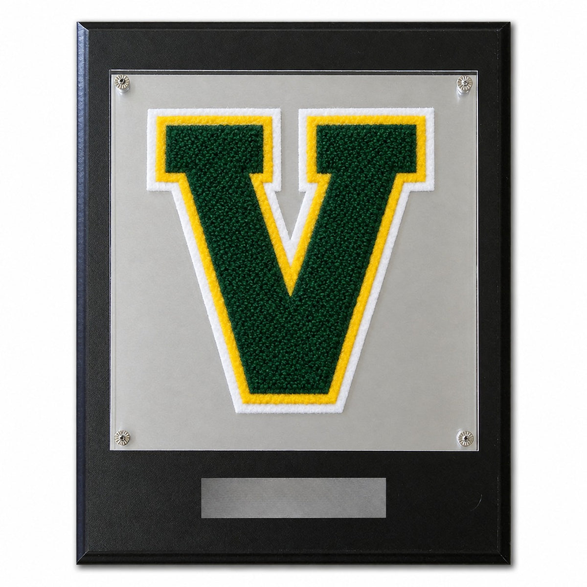 VALOR San Antonio (TX) High School chenille letter plaque