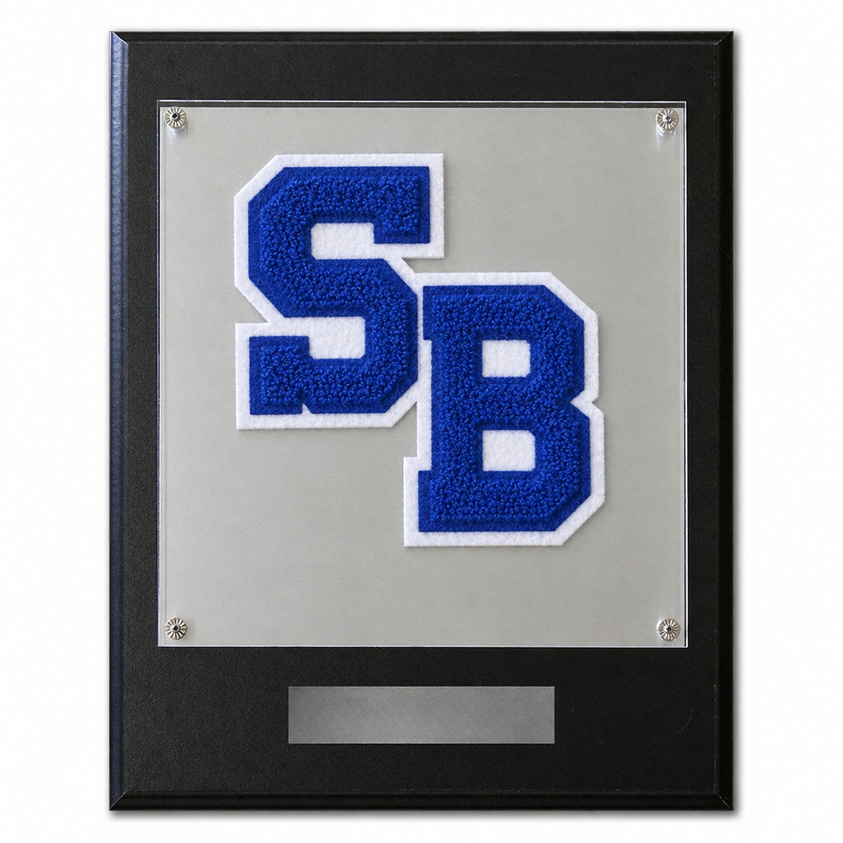 Spring Baptist (TX) High School chenille letter plaque