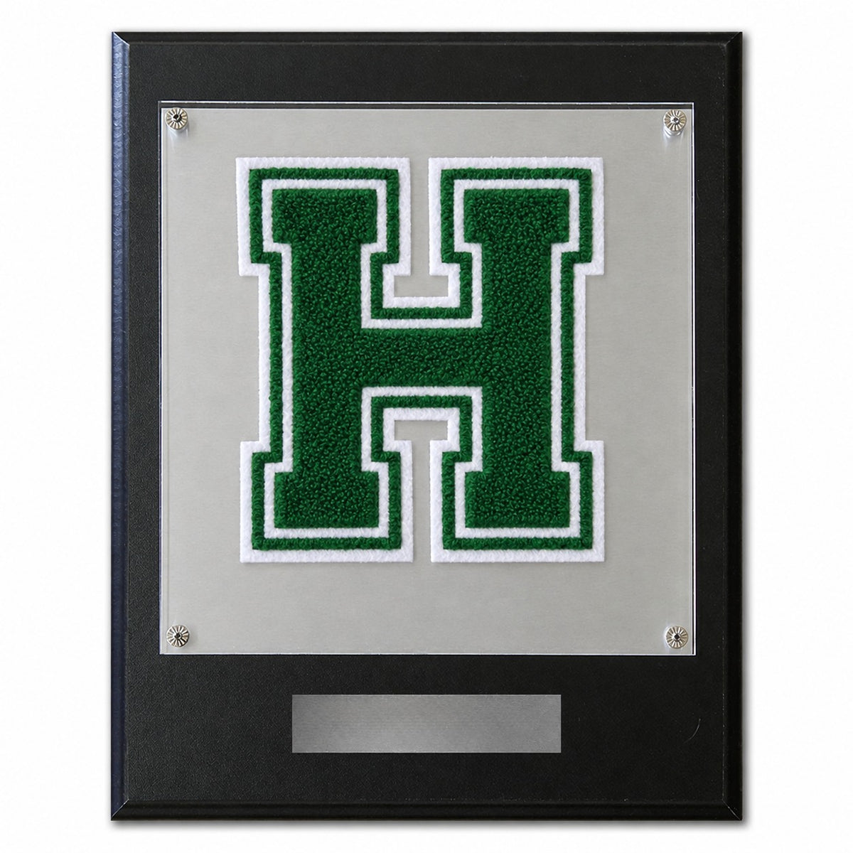 Hamlin (TX) High School chenille letter plaque