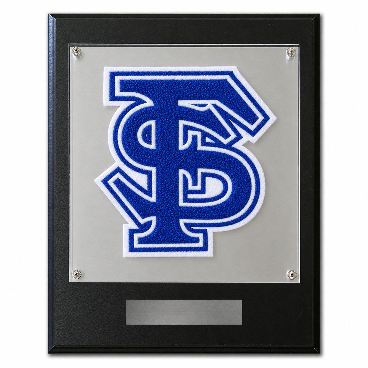 Fort Stockton High School (TX) chenille letter plaque