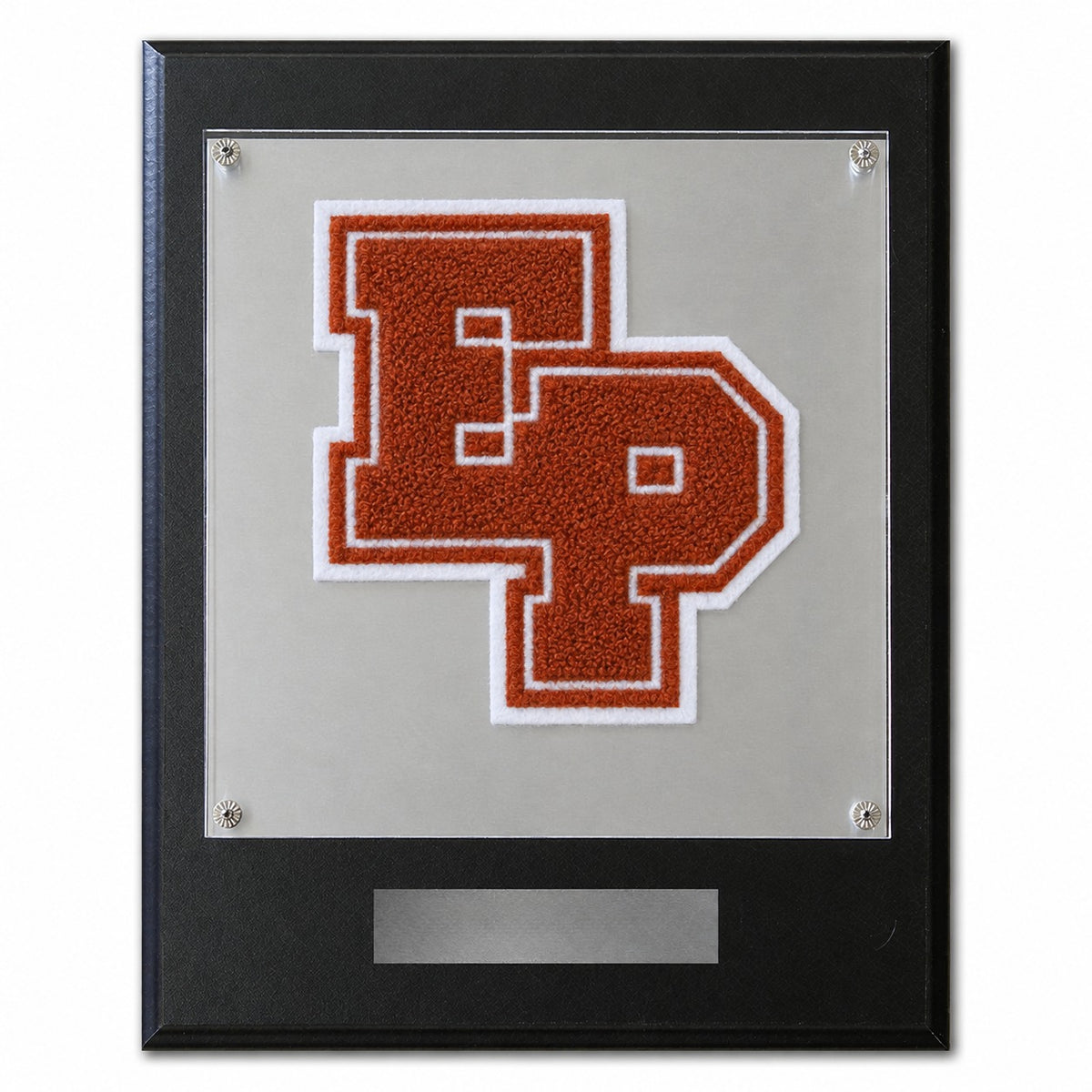 Eagle Pass (TX) High School chenille letter plaque