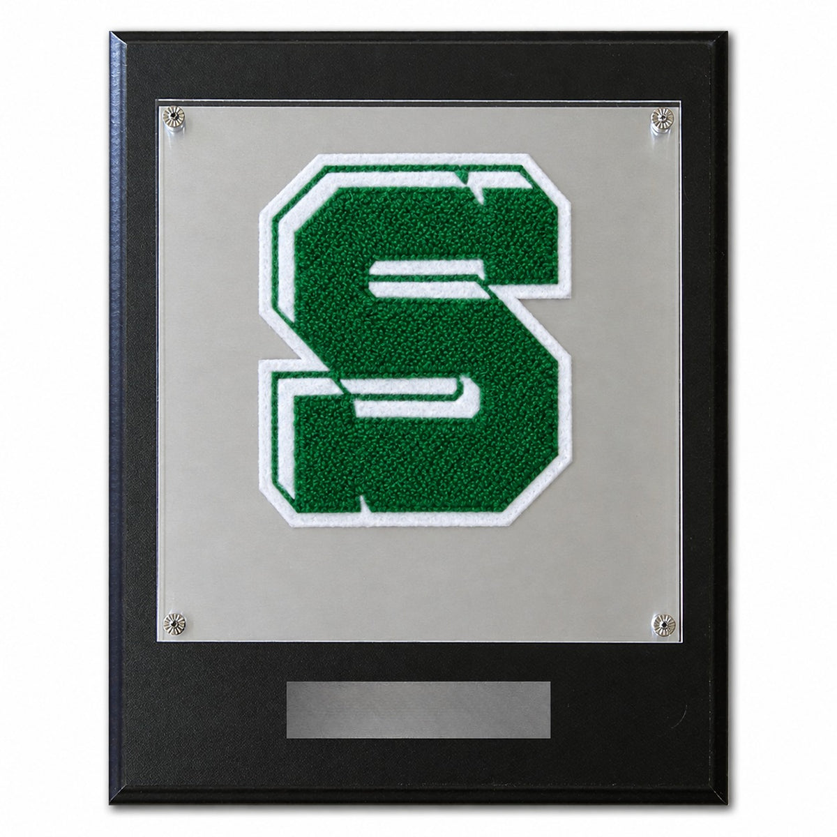 Santo High School (TX) chenille letter plaque