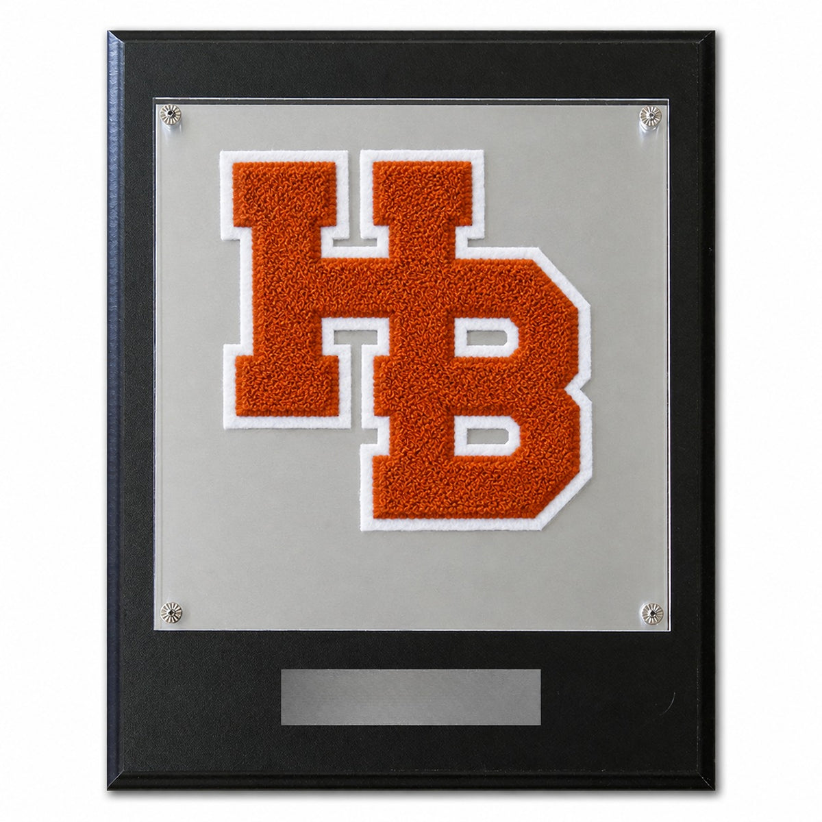 Harbor Beach (TX) High School chenille letter plaque