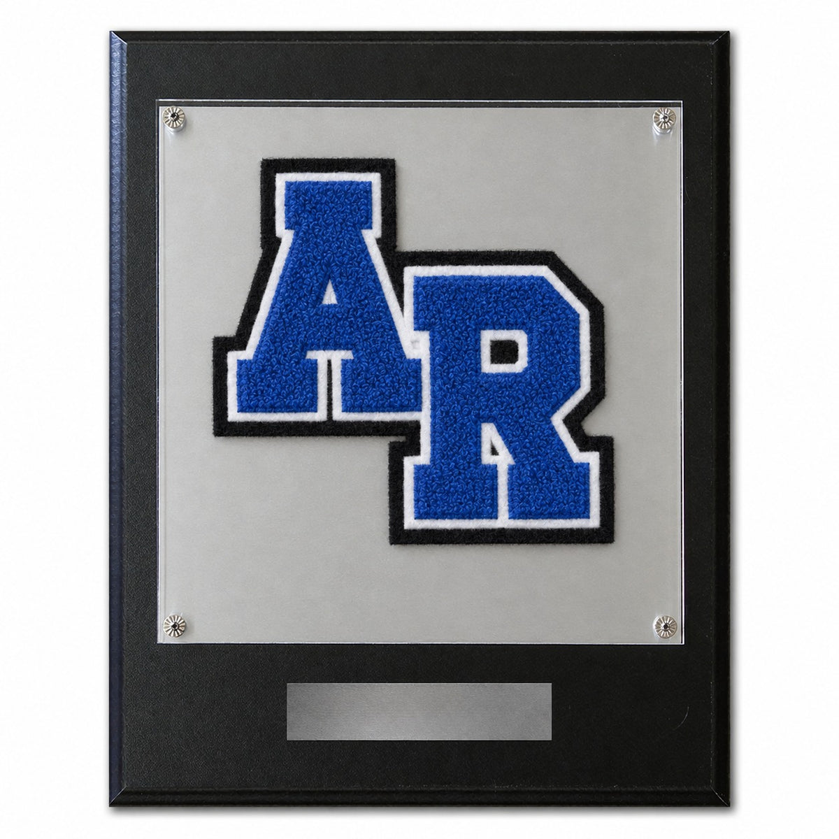 Ann Richards (TX) High School chenille letter plaque