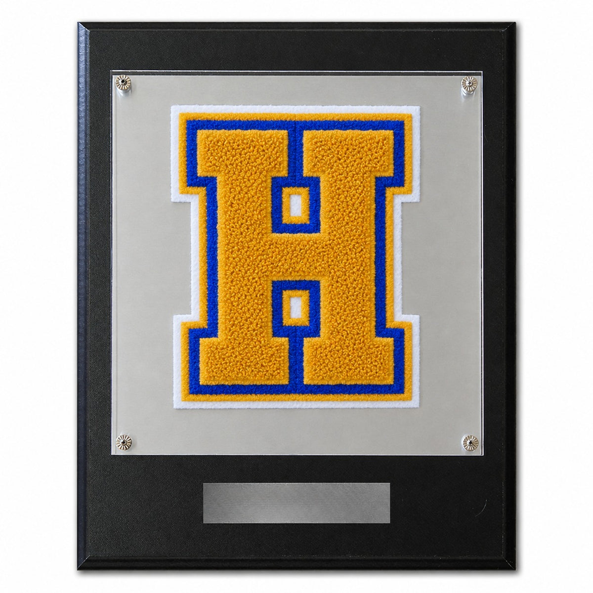 IDEA Henry (TX) High School chenille letter plaque