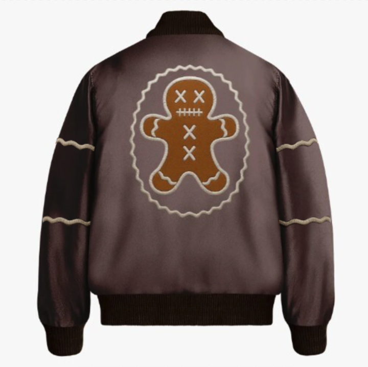 Custom Gingerbread Bomber Jacket