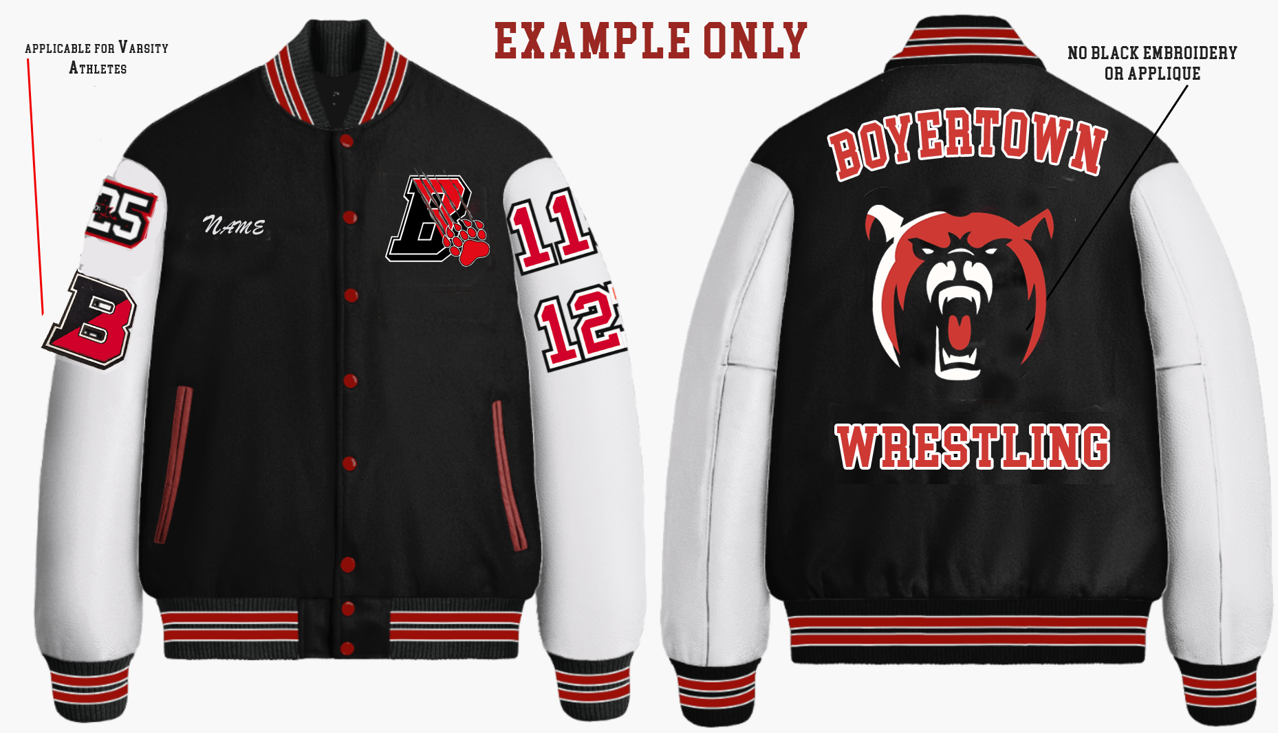Boyertown Wrestling Varsity Jackets – Varsity Made Boyertown Wrestling Varsity Jackets – Varsity Made