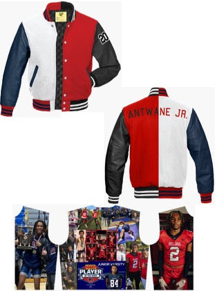 Split custom jacket - size large