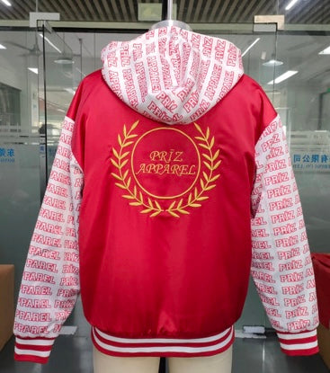 Priz Apparel Bomber Jacket Sample