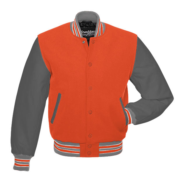 Best Orange Vista High School Varsity Jacket