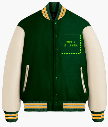 X-LARGE OG LOGO VARSITY JACKET グリーン XLARGE（エクストラ ラージ） OG LOGO VARSITY JACKET XLARGE OGロゴ