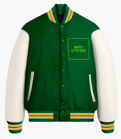 ジャケット・アウター Human Made Varsity Jacket Yellow Green Hot Dog Tiger Human Made Green Varsity Jacket - Jackets Masters