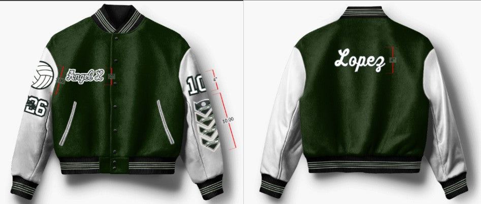Buena Park Volleyball Varsity Jacket