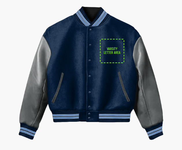 Varsity Made Dougherty Valley High School CA Letterman Jacket