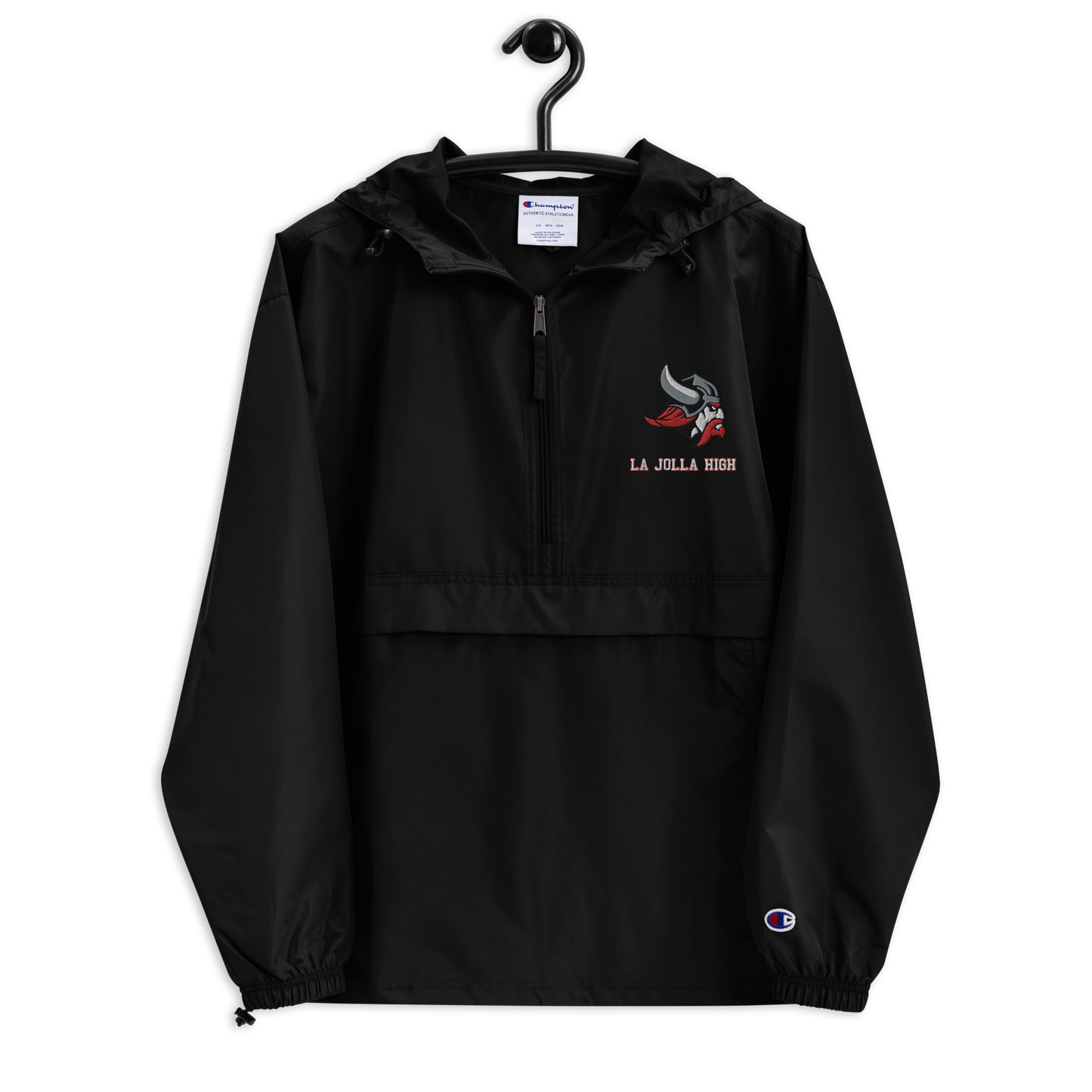 La Jolla High Embroidered Champion Packable Jacket