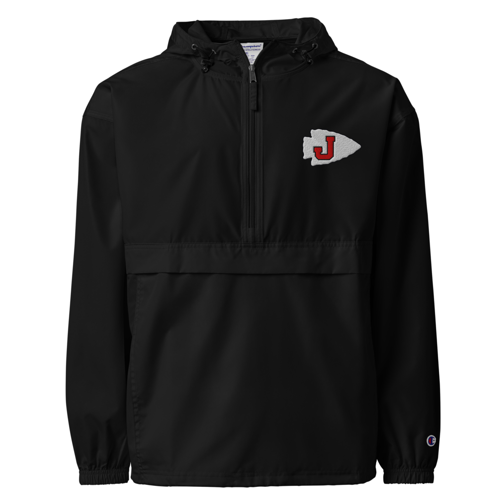Jennings High School Embroidered Champion Packable Jacket