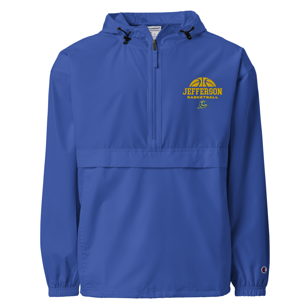 Jefferson Basketball Embroidered Champion Packable Jacket