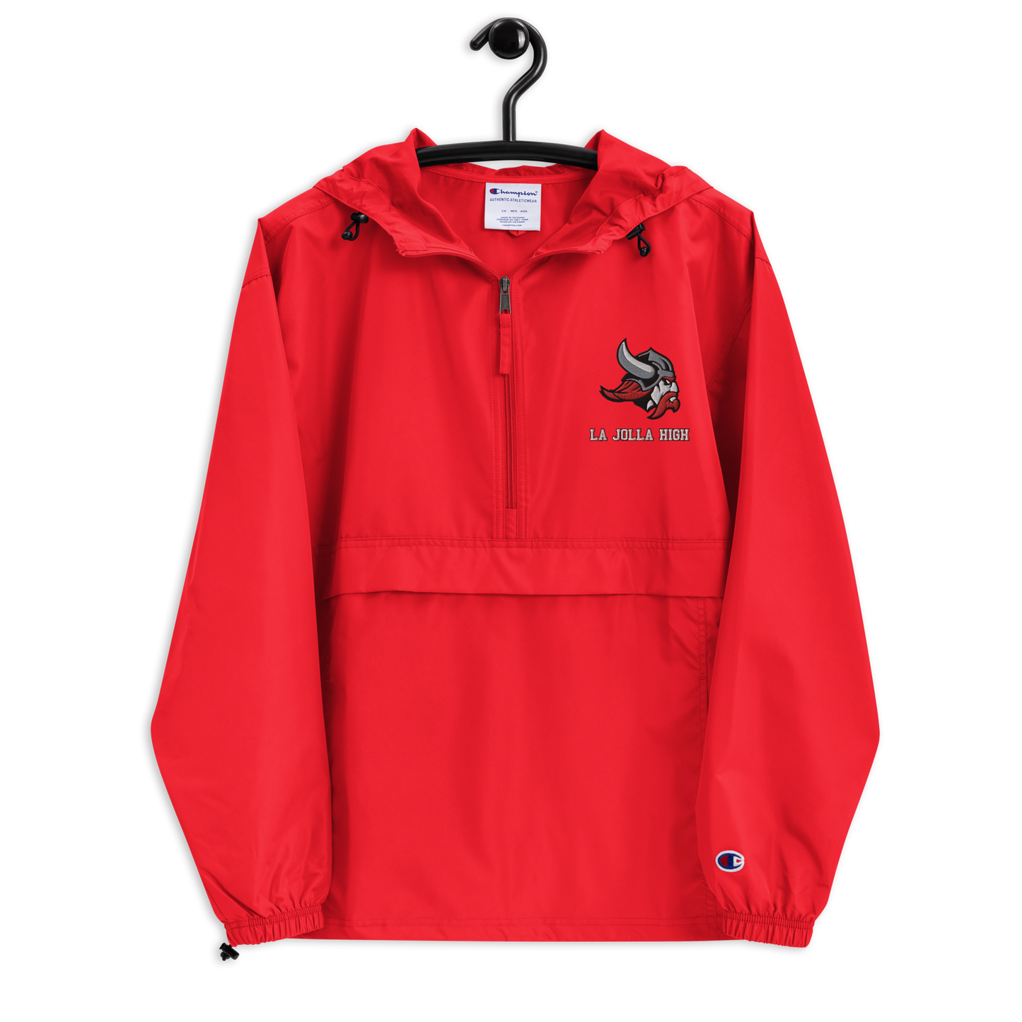 La Jolla High Embroidered Champion Packable Jacket