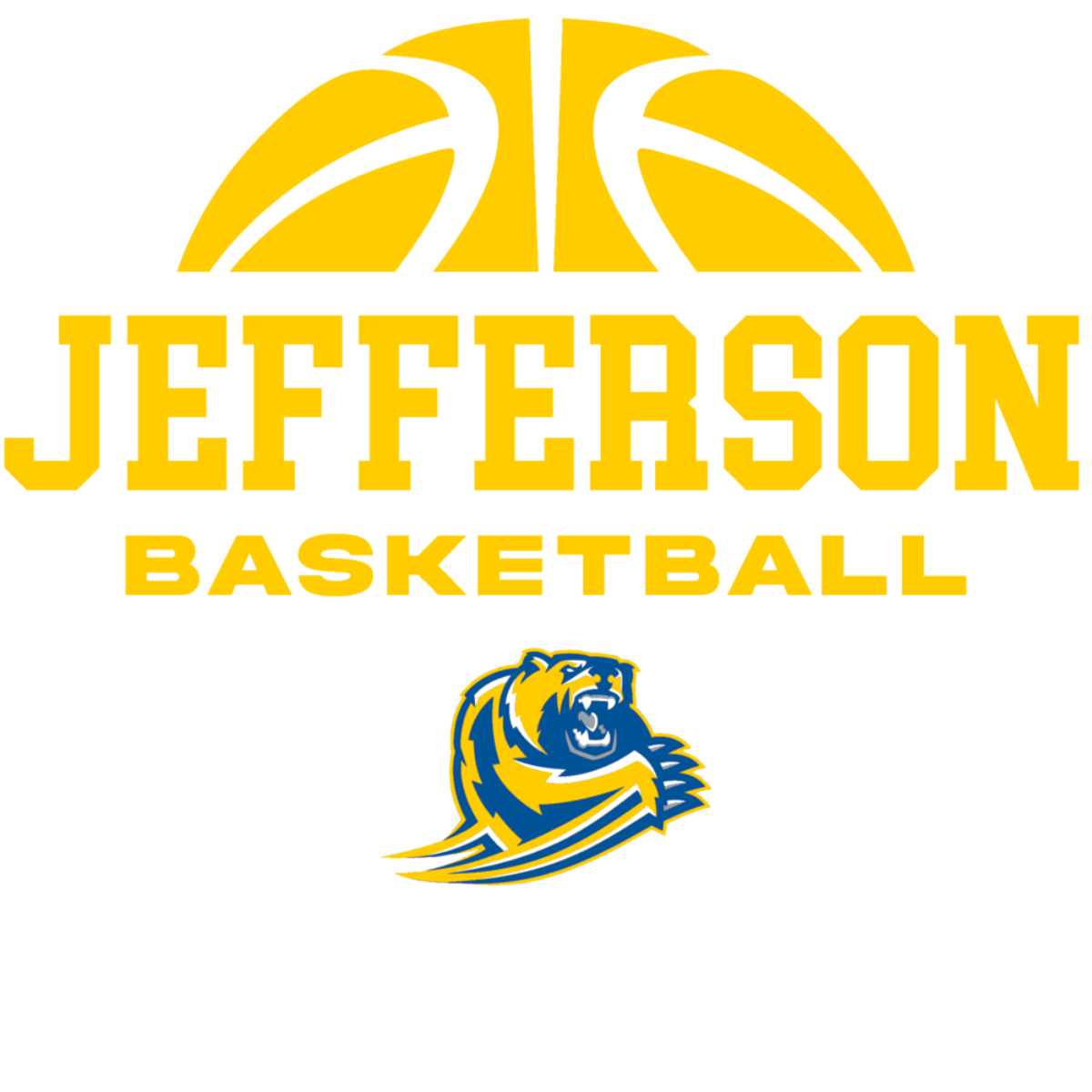 Jefferson Basketball Embroidered Champion Packable Jacket