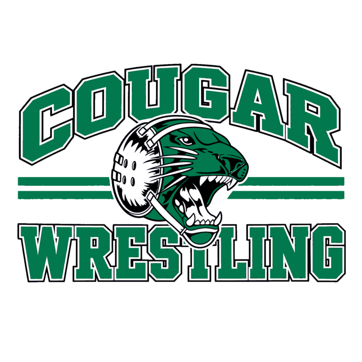 Cougar Wrestling - Premium Polo Shirt