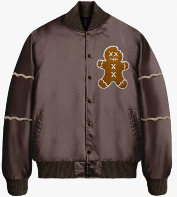 Custom Gingerbread Bomber Jacket