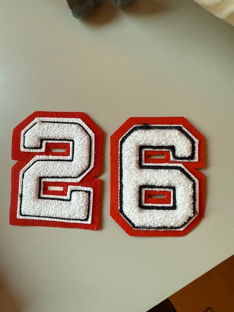 26 number patch