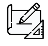 Paper, pancil and ruler