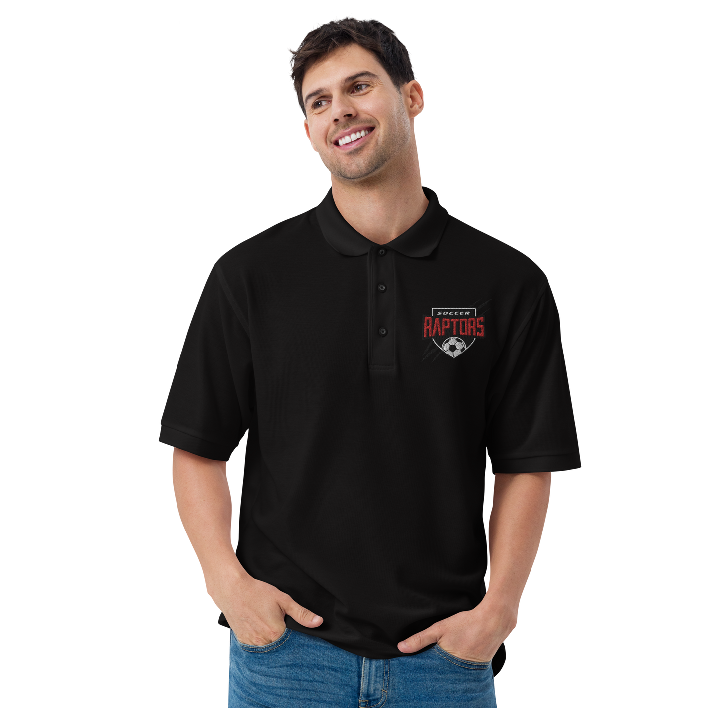 Raptors Soccer Men's- Premium Polo