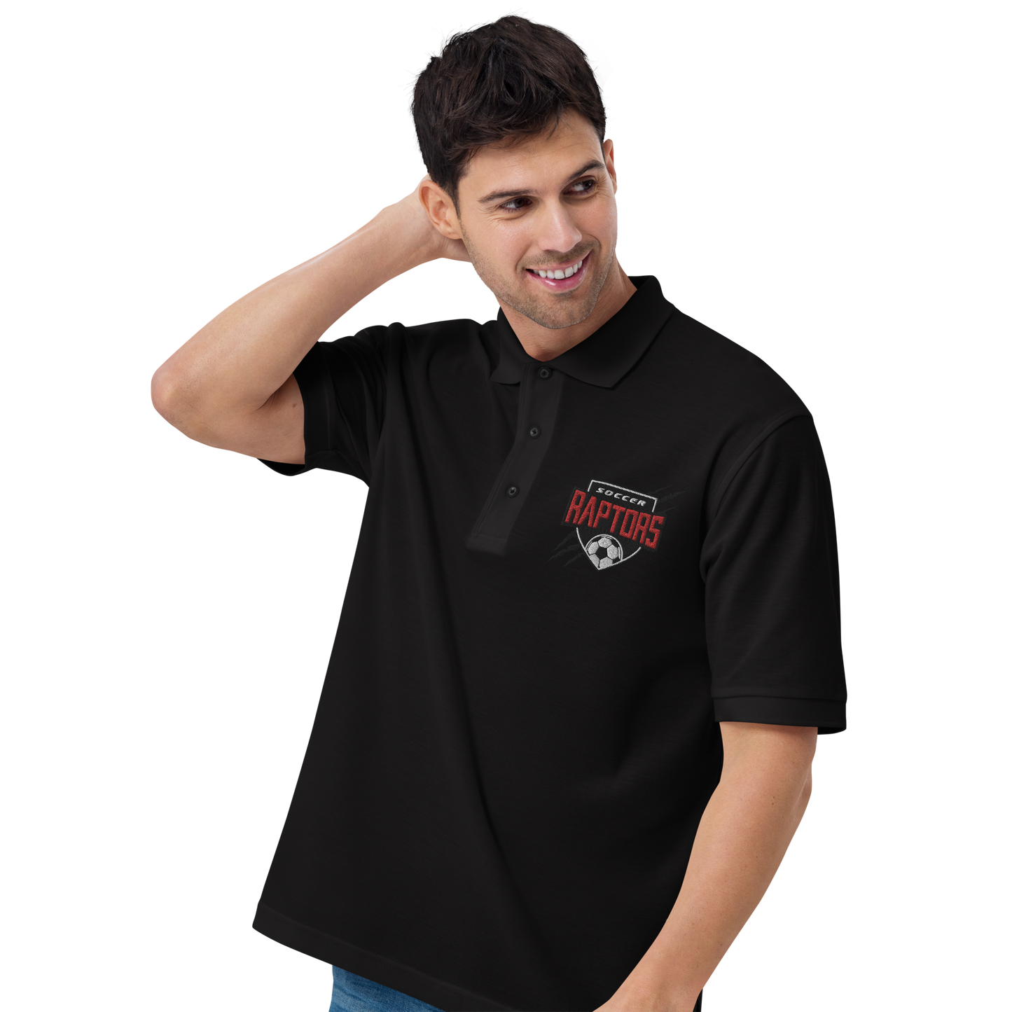 Raptors Soccer Men's- Premium Polo