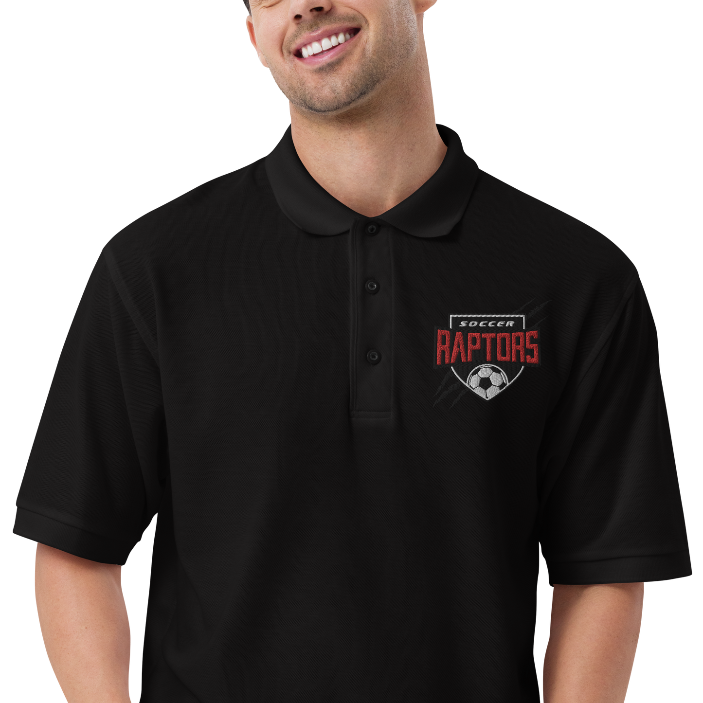 Raptors Soccer Men's- Premium Polo