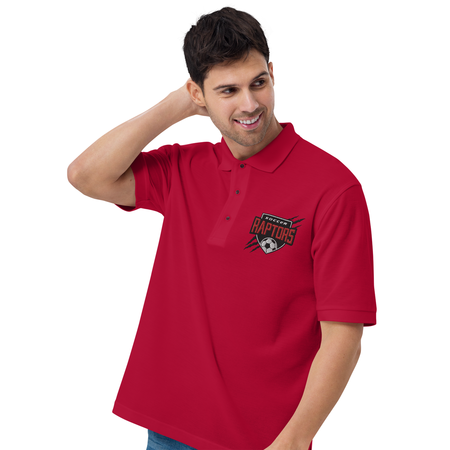 Raptors Soccer Men's- Premium Polo