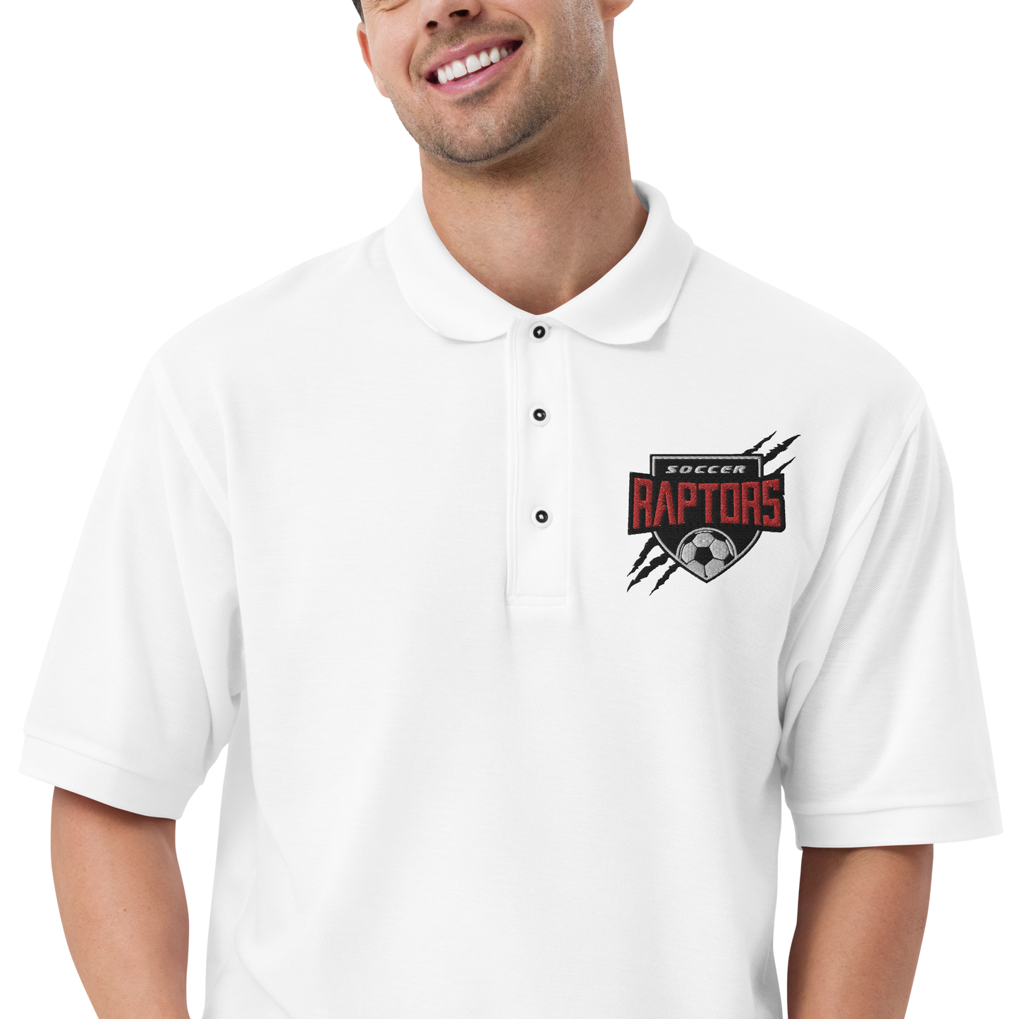 Raptors Soccer Men's- Premium Polo