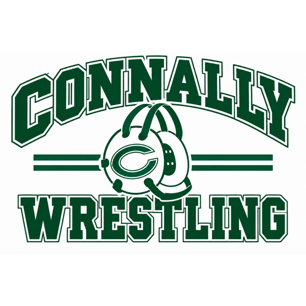 Connally Wrestling - Women's Cropped Hoodie
