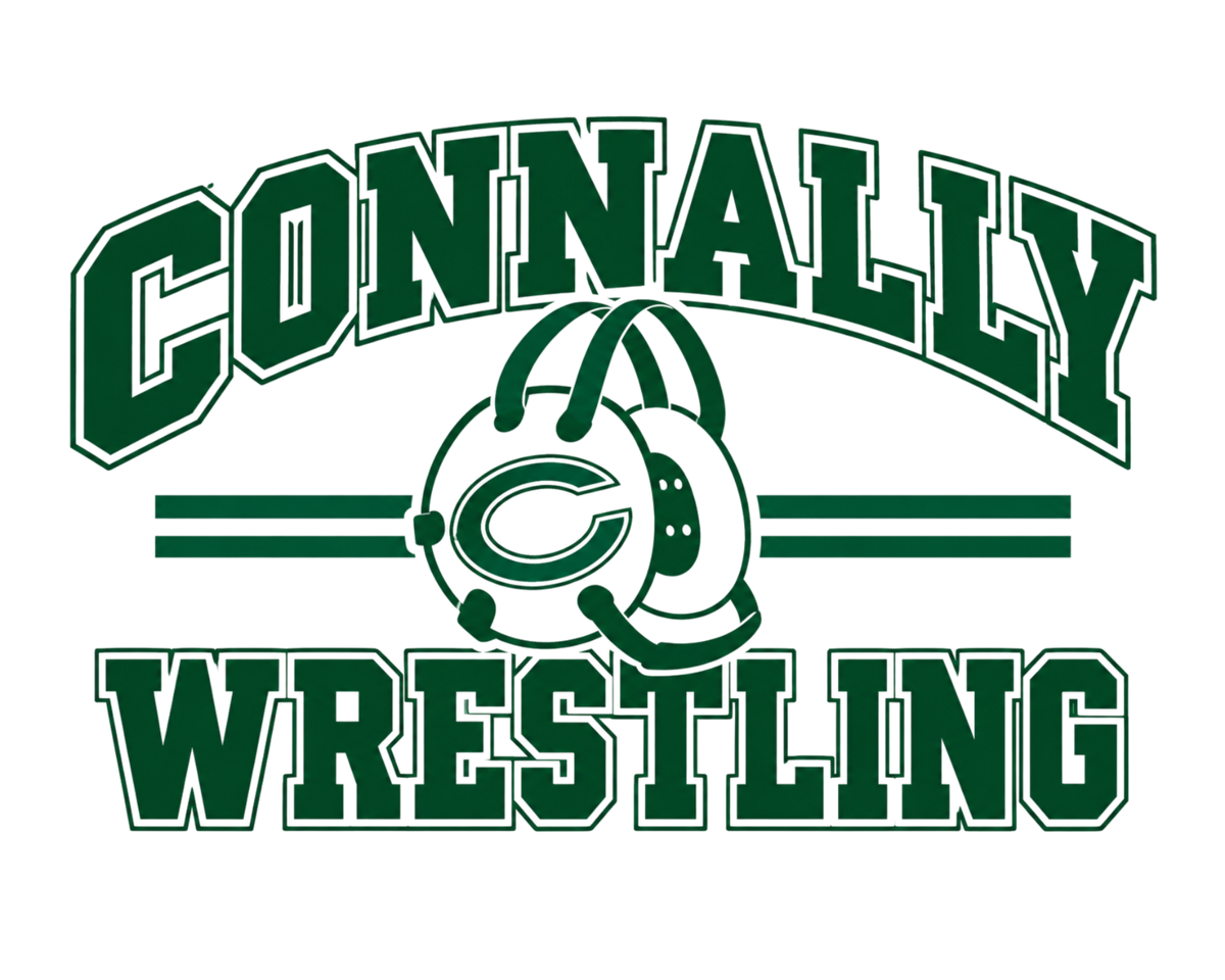 Connally Wrestling Blk Youth Heavy Blend Hoodie