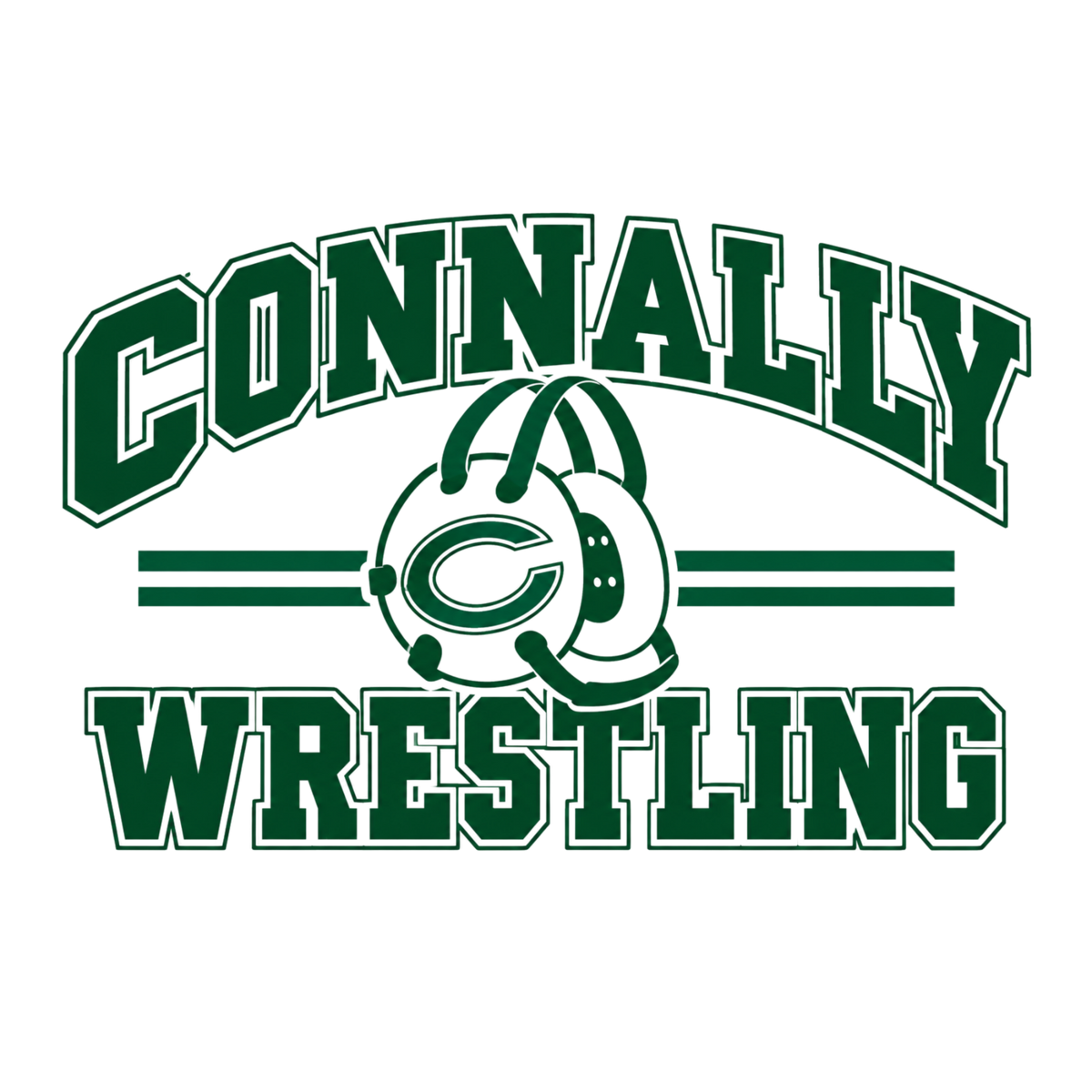 Connally Wrestling Blk Unisex Premium Hoodie