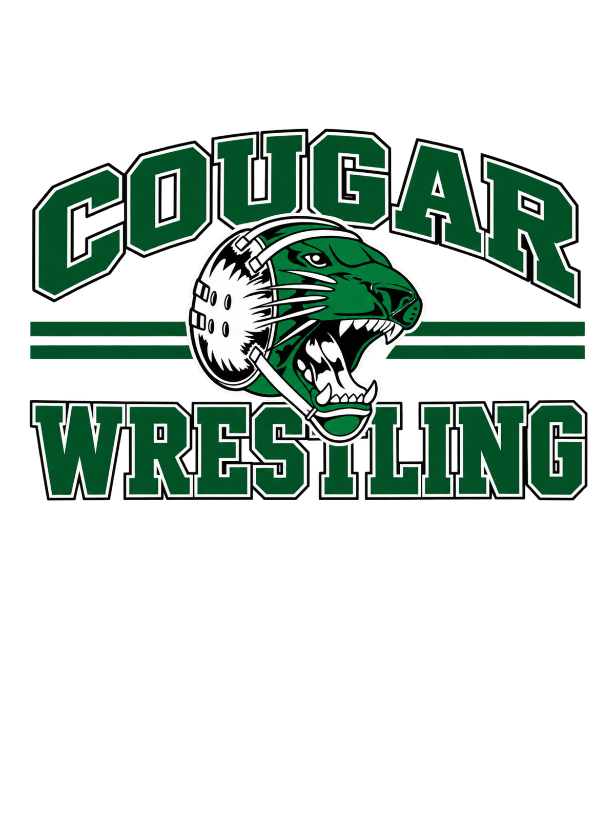 Cougar Wrestling - Unisex Long Sleeve Tee