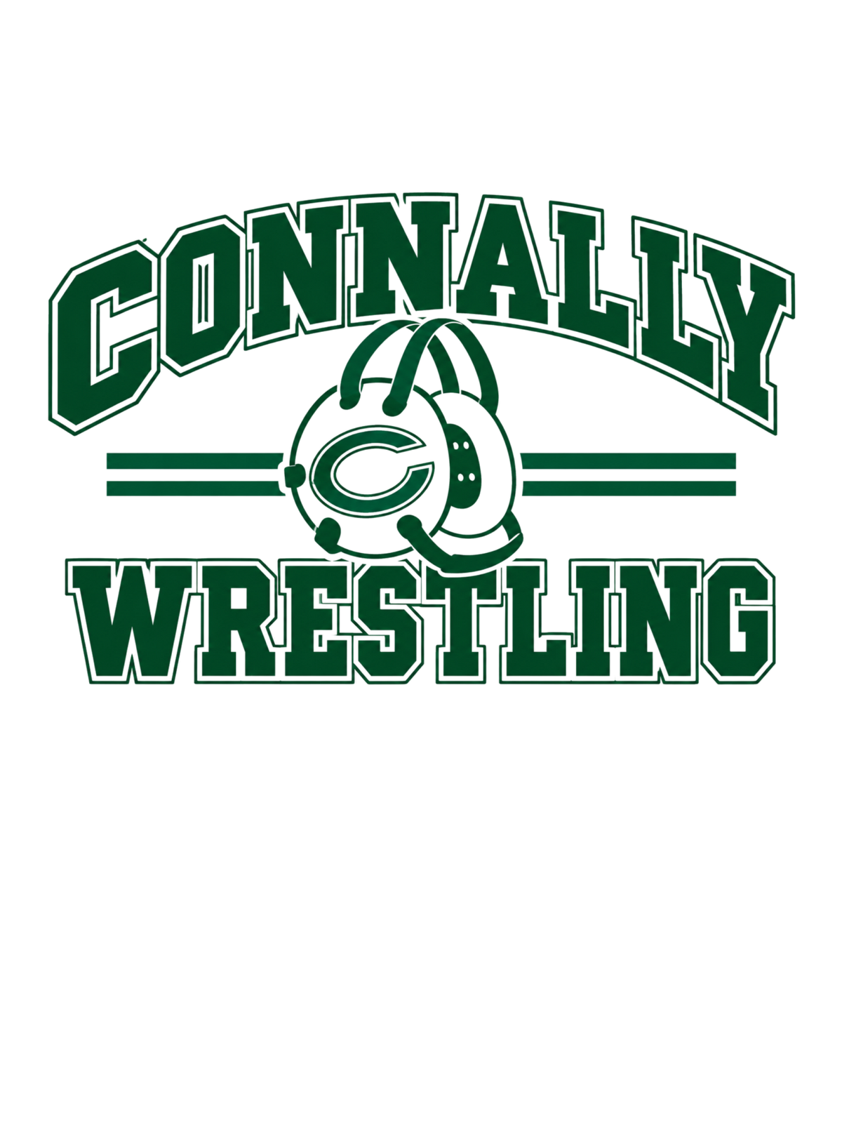 Connally Wrestling Blk Unisex Long Sleeve Tee