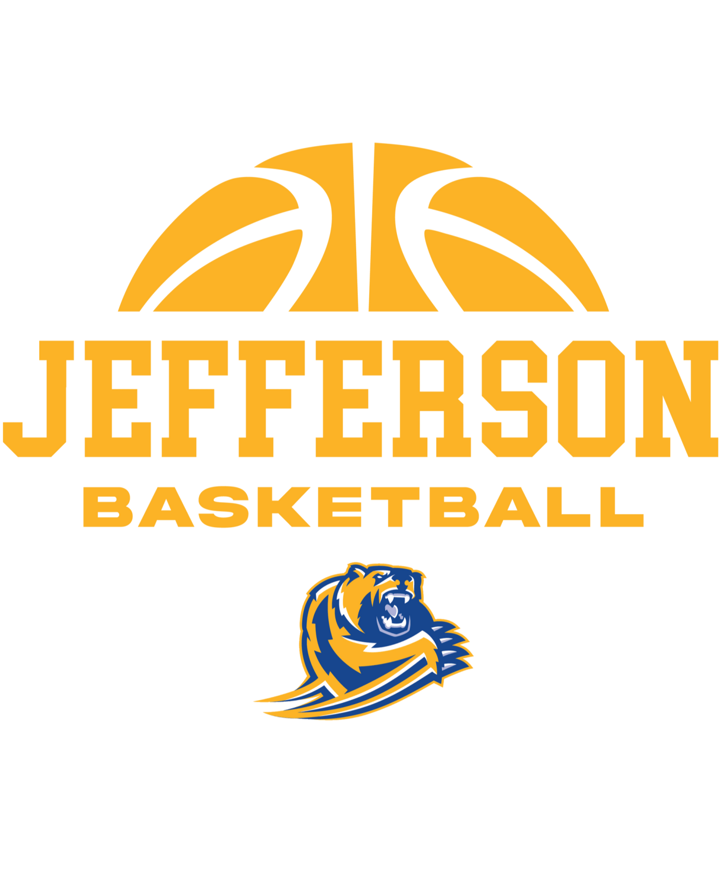Jefferson Basketball Youth Crew Neck Sweatshirt