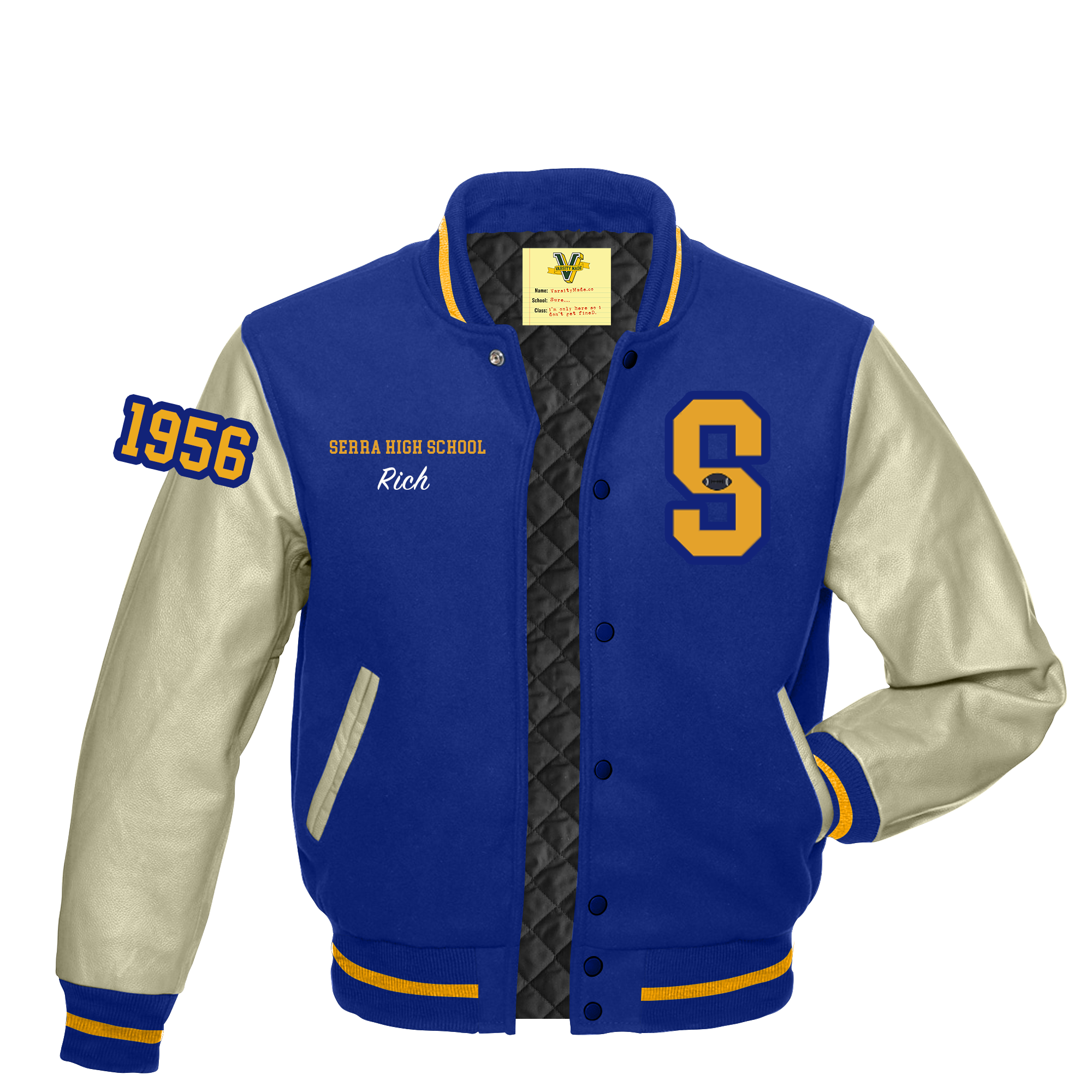 Juniper Serra Varsity Jacket – Varsity Made Juniper Serra Varsity Jacket – Varsity Made