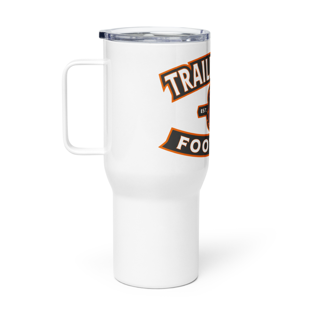 Rancho San Juan Football Travel Mug with a Handle
