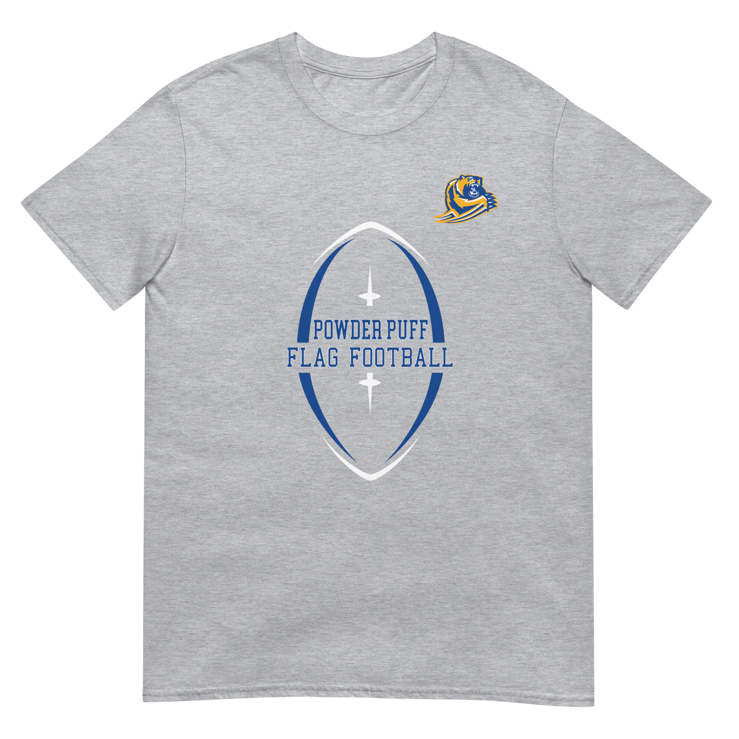 Powder Puff Flag Football Short-Sleeve Unisex T-Shirt