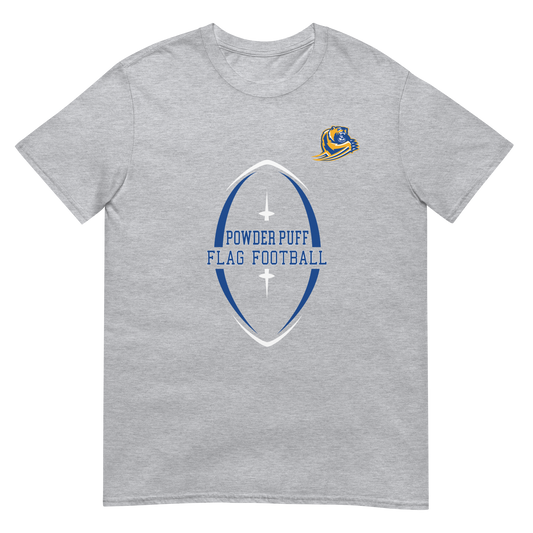 Powder Puff Flag Football Short-Sleeve Unisex T-Shirt